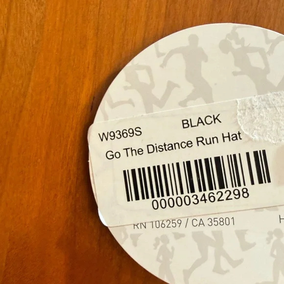LULULEMON Women’s Go the distance running hat Black NWT - Picture 5 of 5